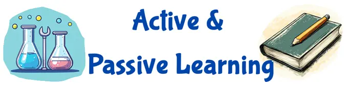 Active and passice learning logo